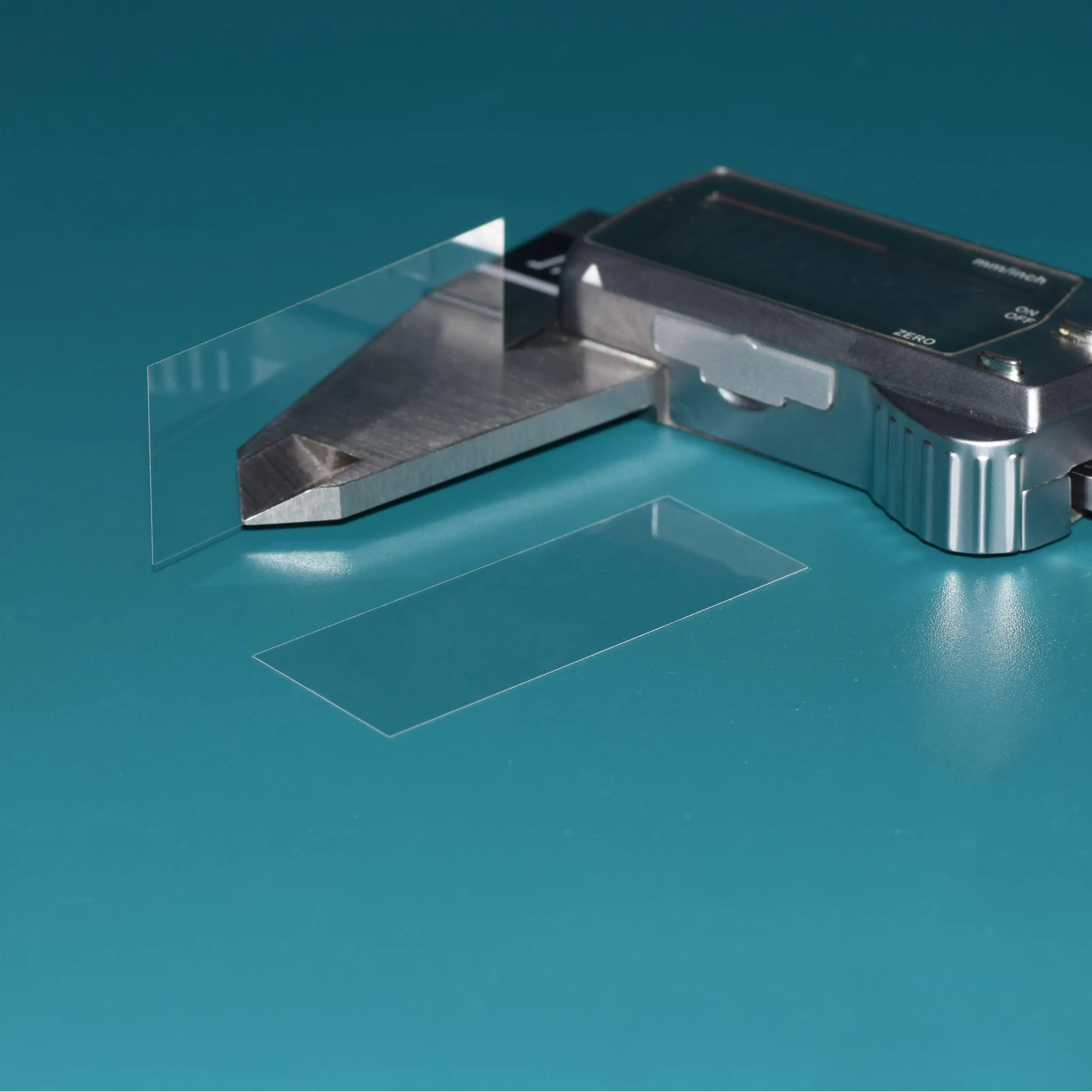 50μm Ultra-thin Glass sheet 0.05mm flat float soda-lime glass Optical thin Glass Substrate for Lab Square 5-100mm