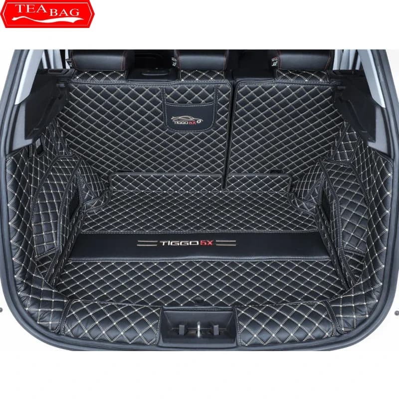 Car Styling Trunk Protection Pu Leather Mat Interior For Chery Tiggo 4 2020-2022 Tiggo 5x Rear Boot Carpet Pad Cover Floor Mat
