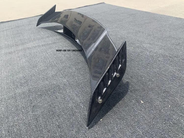 High Quality Carbon Fiber Rear Trunk Spoiler Wing for  GT GTS  R Style Factory Price Good Fitment