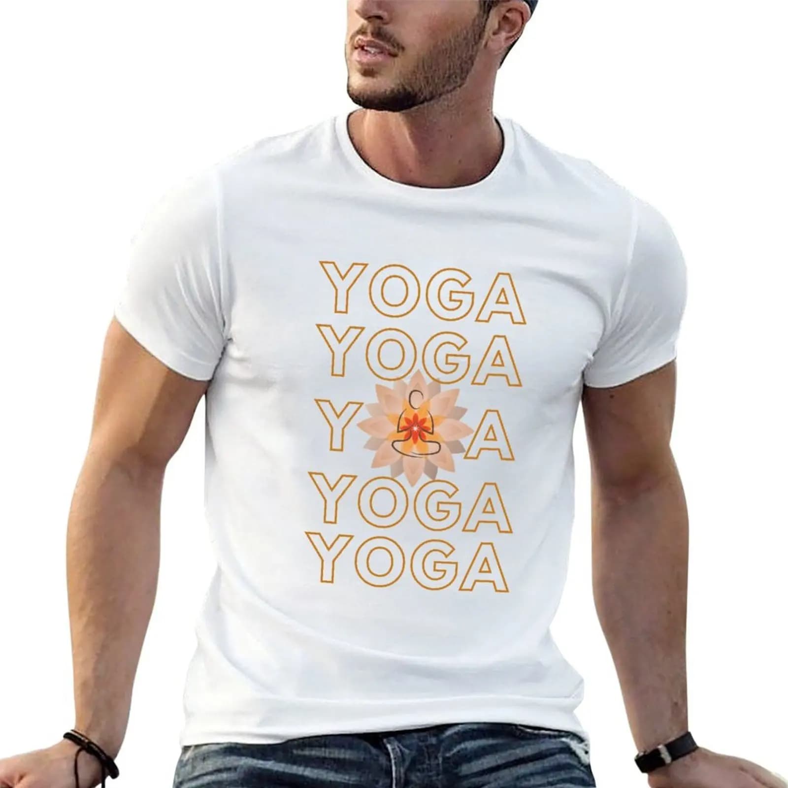 Best Yoga T-Shirt man t shirt tees funny t shirts for men