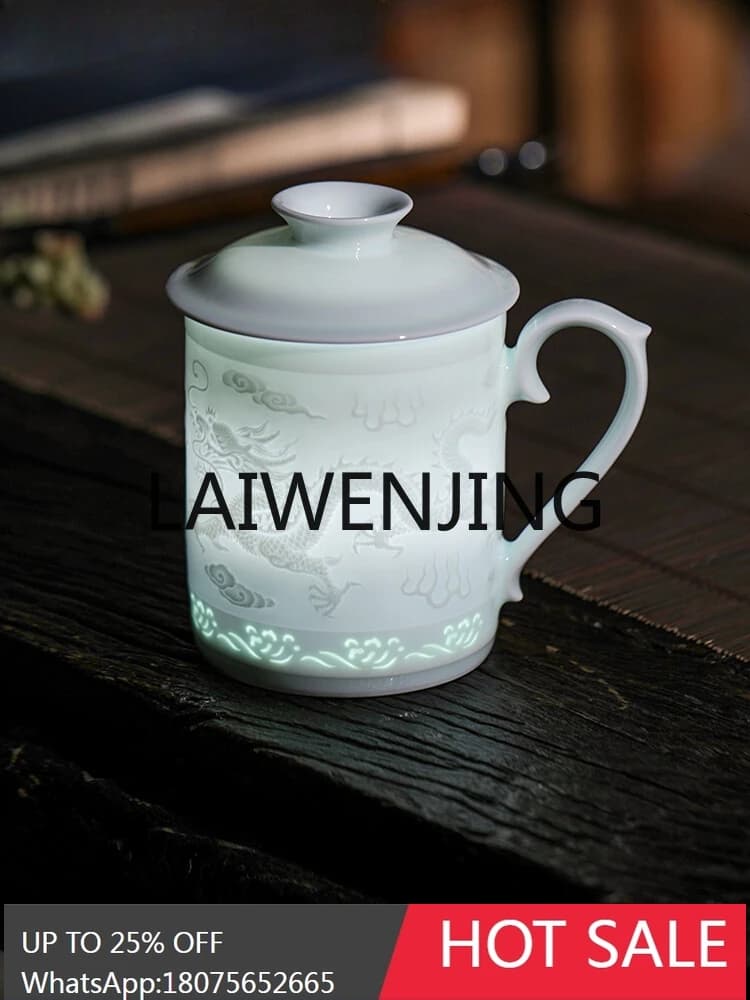 Ceramic Men's Tea Cup Exquisite Household Large Capacity
