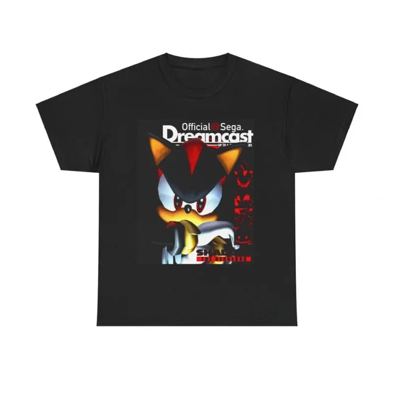 Adventure Gamer Sonic Shadow the Hedgehog Gift T shirt for man Large size Tops Anime Graphic Print Y2k Clothes Cartoon Tee