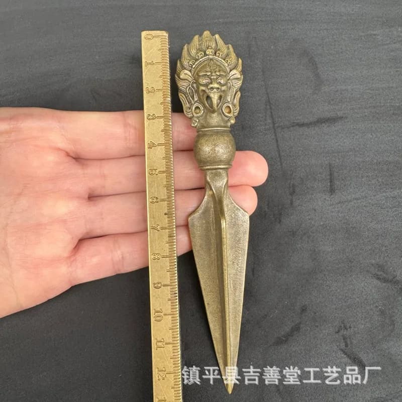 Tibetan Brass Great Garuda Vajra Pendant Charm Bracelet Necklace Bead Decoration Vajra Buddha Beads String Beads
