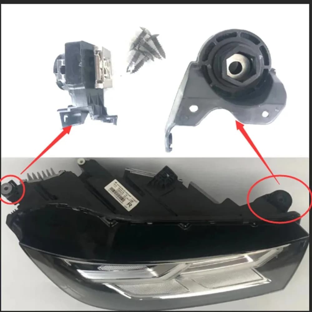 Kit de reparación de faros delanteros para Audi Q5L, soporte de fijación de lámpara, clip de casco, Bombilla de reparación, 80A9