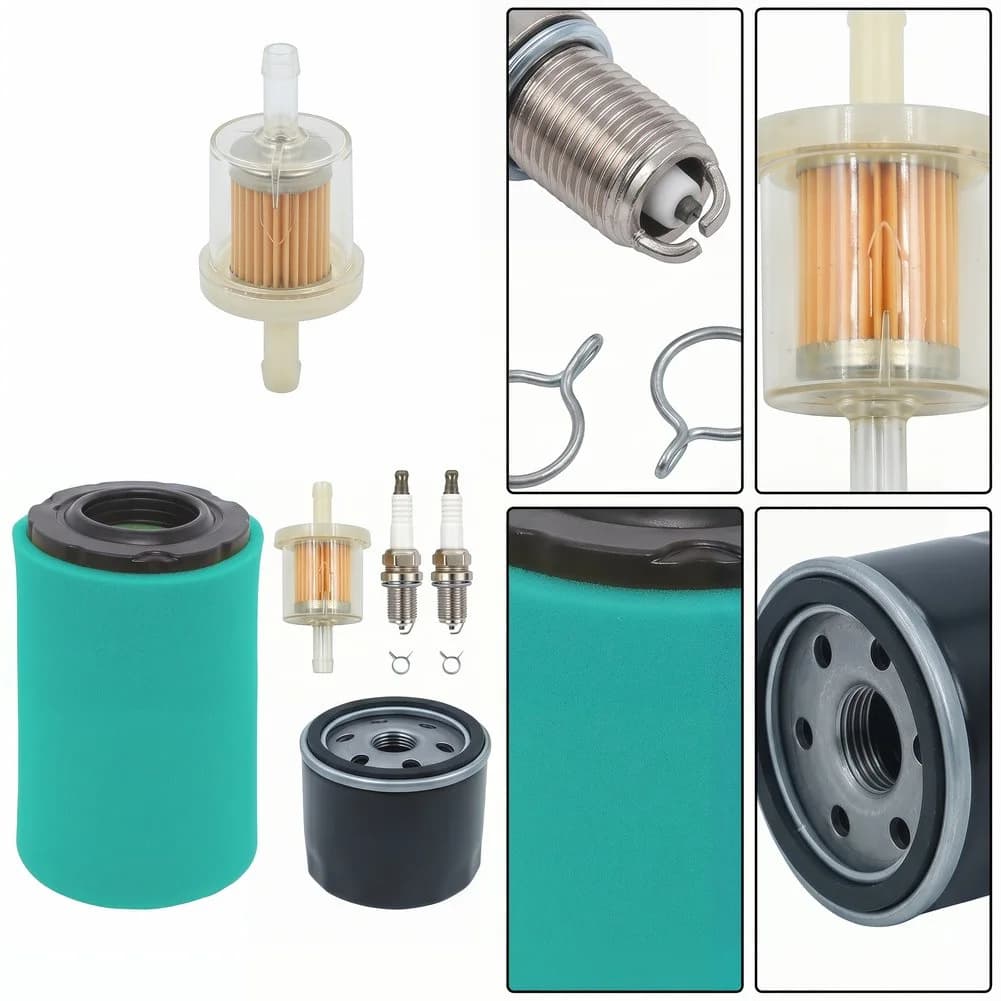 YTH22V46 Air Filter and Oil Filter Kit for For Hua Lawn Mowers YTH24V48 YTH18542 492932 594201 Maintenance Set