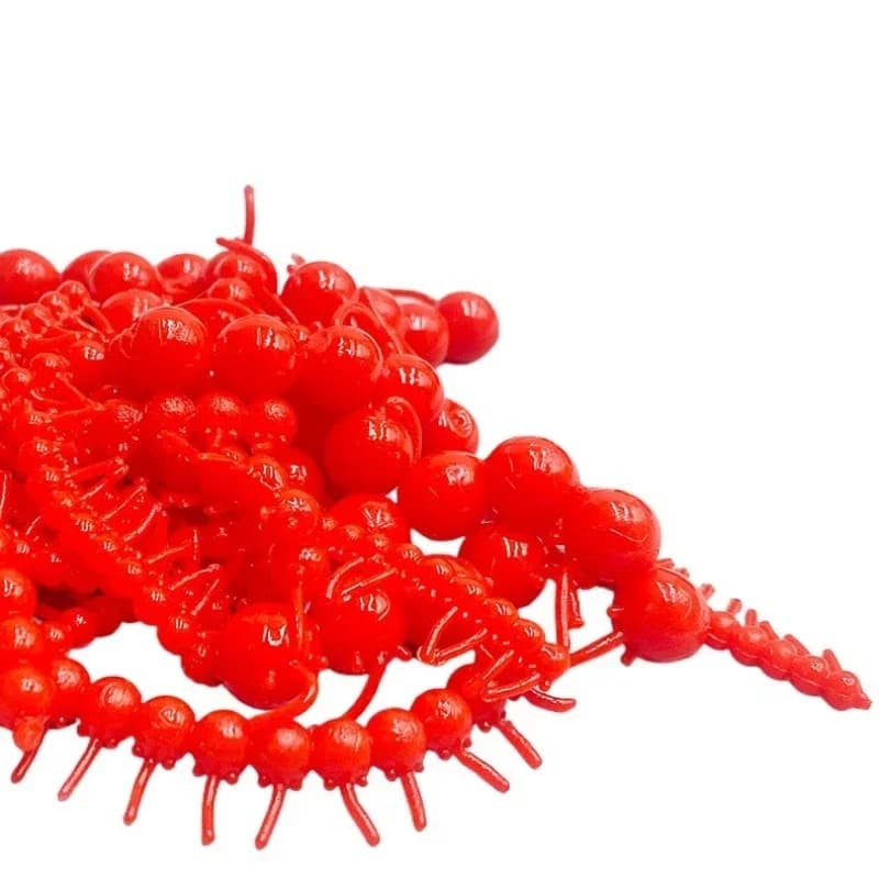 Dynamic soft beads with tail 4/6/10 mm buoyancy soft ball fishing table  mouth crucian carp grass bait