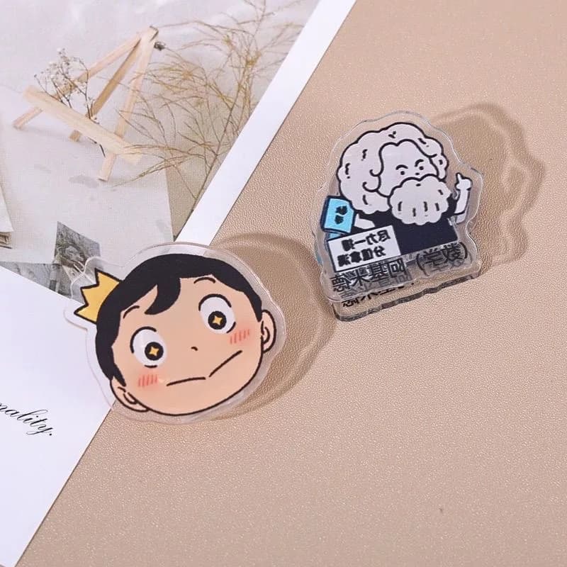 Clear Acrylic PP Clip Custom Print Anime Picture Logo Personalized Paper Clamp Custom Stationery Gift for Student Collection