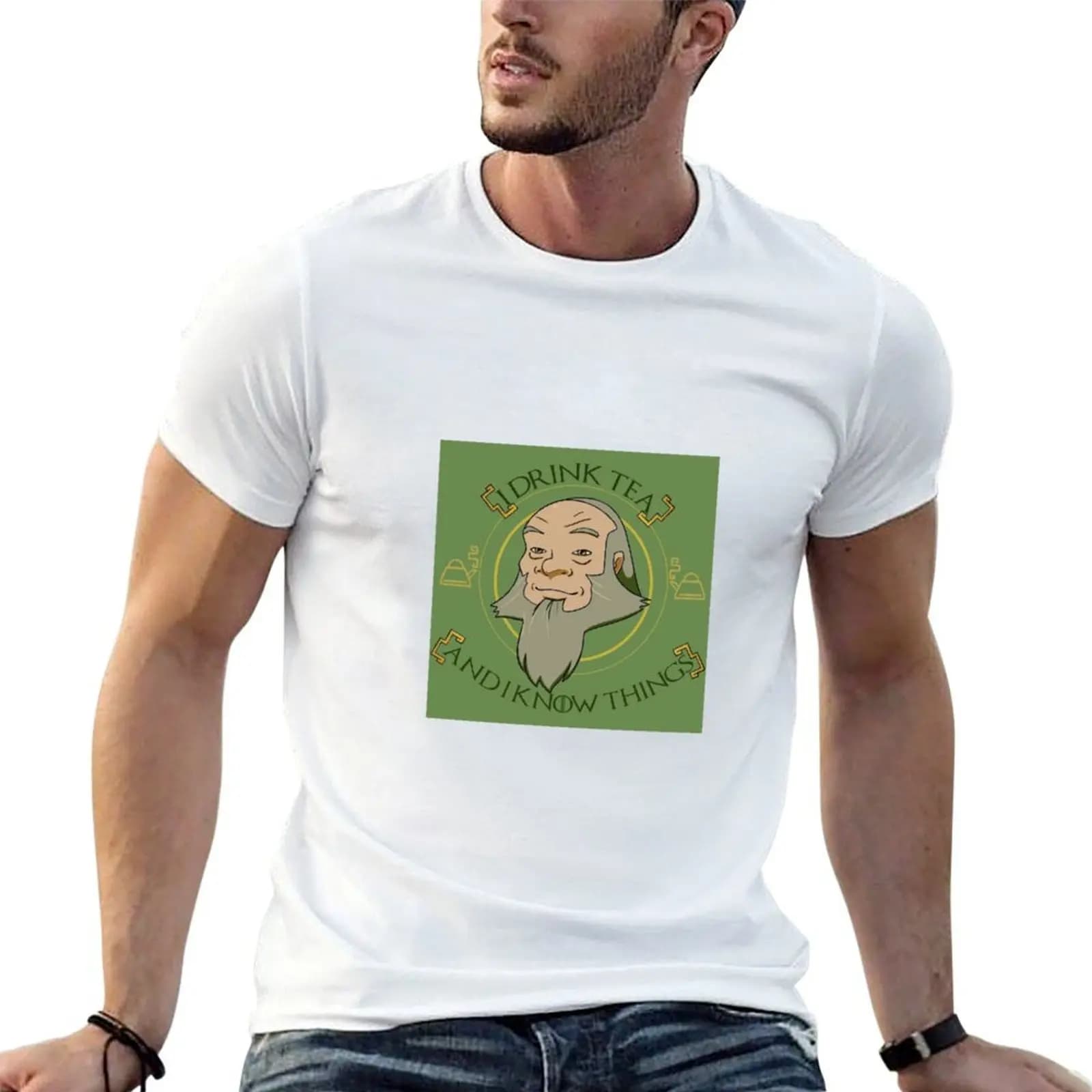Iroh Drink Tea T-Shirt quick-drying valentines boutique clothes men clothes