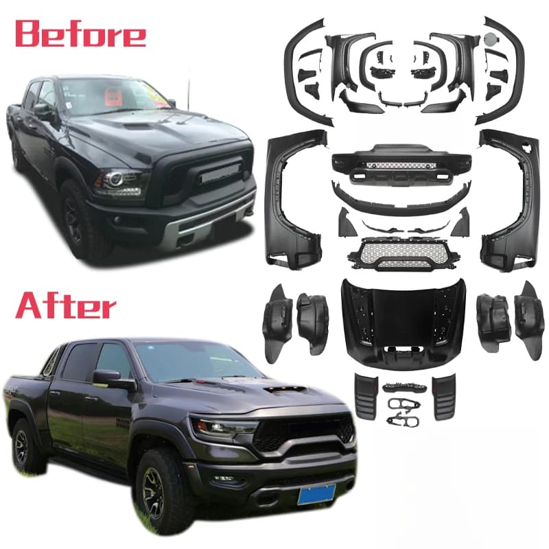 High Quality Upgrade Body Kit Tuning Auto Accessories Fit for 1500 2013‑2018