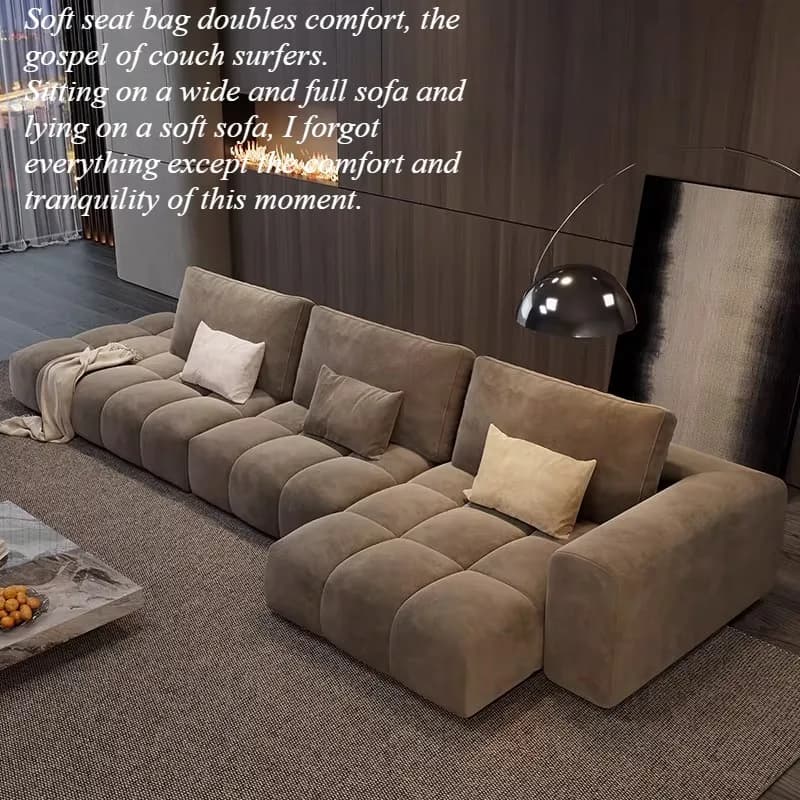 Elegant Soft Living Room Sofa Lounge Luxury Adults Apartment Living Room Sofa Lazy Double Woonkamer Banken Home Furniture