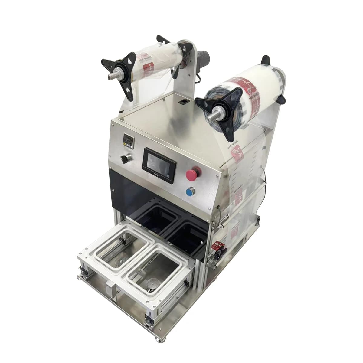 QK-260 Hot Sale Food Plastic Box Packing Sealer Box Pneumatic Sealing Packing Machine