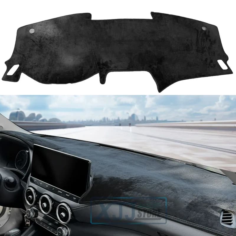 For Nissan Sentra Sylphy 2020 2021 2022 2023 2024 Suede Car Dashboard Cover Mat Instrument Panel Sunshade Prevent Reflection Pad