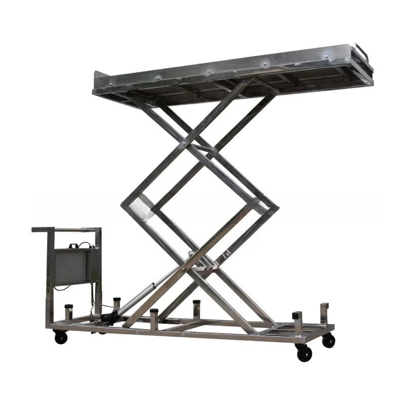 Refrigerator matching double fork electric stainless steel body lift car
