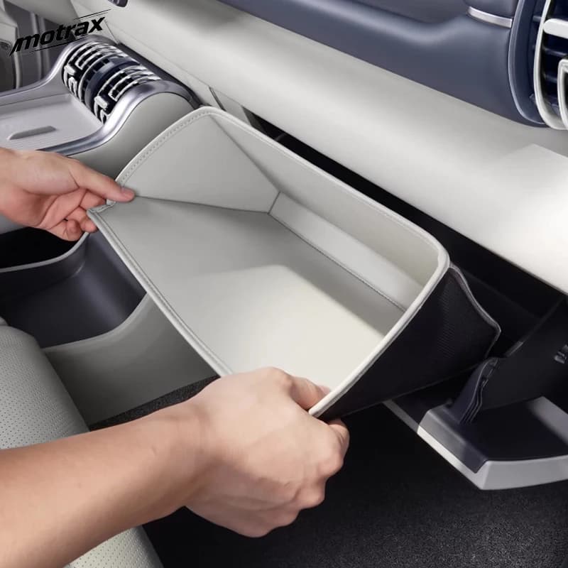 For BYD ATTO 3 EVO Yuan Plus 2026 2027 Car Passenger Side Glove Compartment Storage Cushion Organizing Bag Accessories