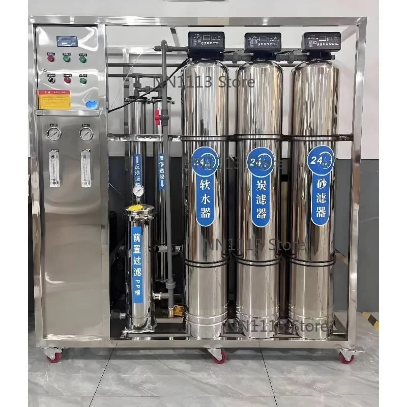 Reverse Osmosis 250 500 1000lph Equipment for the Food and Beverage Industry Deep Well Water Purification System with UV