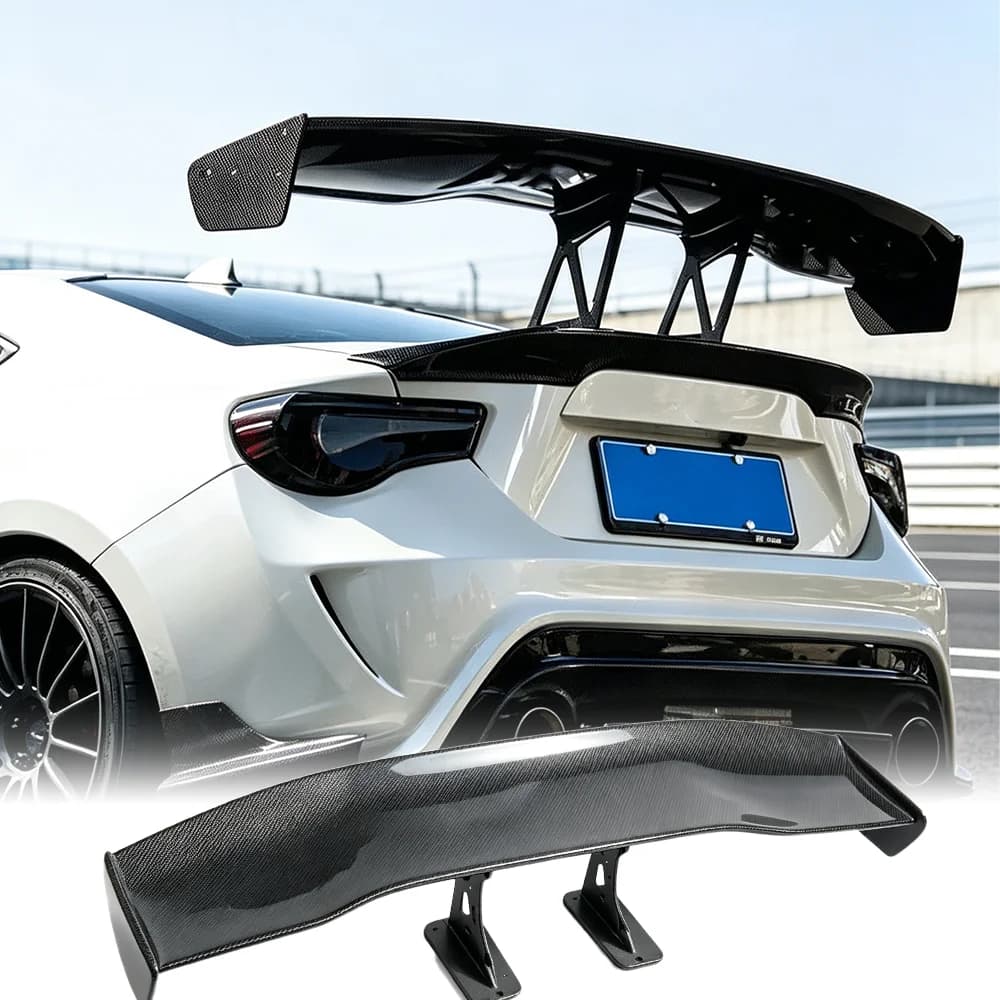 For 13-21 Toyota GT86 Subaru BRZ 100% pure carbon fiber rear spoiler luggage compartment rear wing sedan modification accessorie