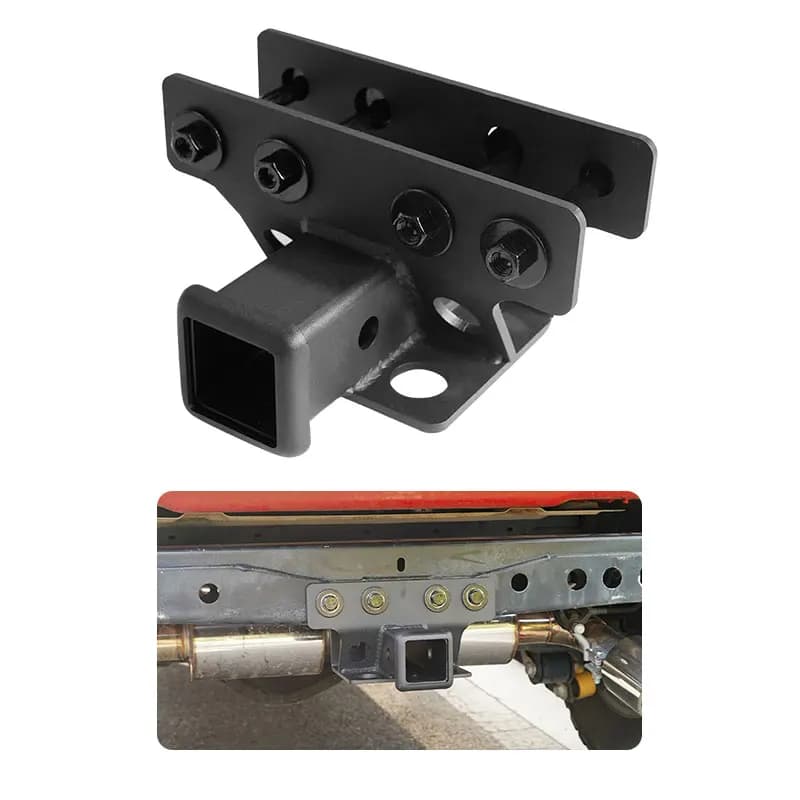 Heavy Duty Off-Road Steel Rear Tow Hooks Rear Trailer Hitch Receiver For Ford Bronco 2021-2024