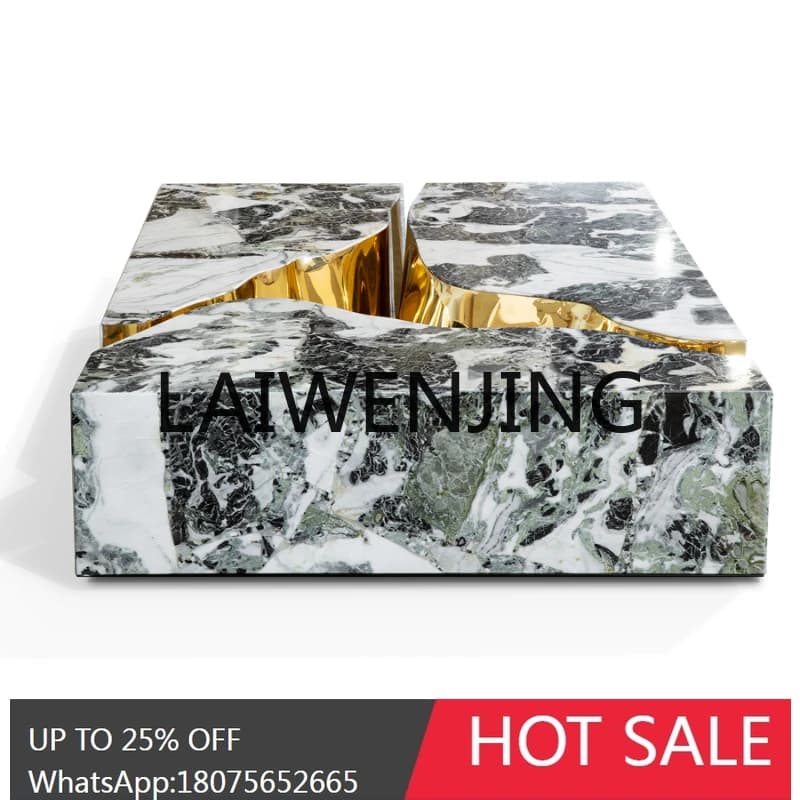 RWJ Italian Designer Villa Hotel Living Room Special-Shaped Tea Table