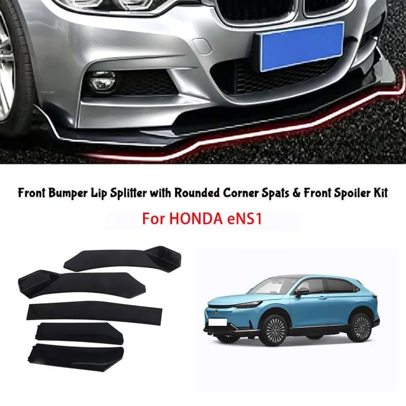 For HONDA eNS1 5-Segment Adjustable Front Bumper Lip Splitter Body Kit