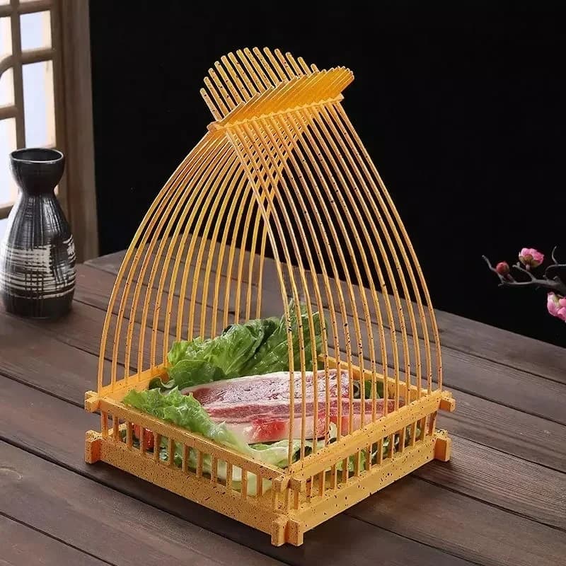 Creative Fried Basket sushi cake seafood Fruit Basket Dining Plate tray Korean Hot Pot Restaurant japanese dish set tableware