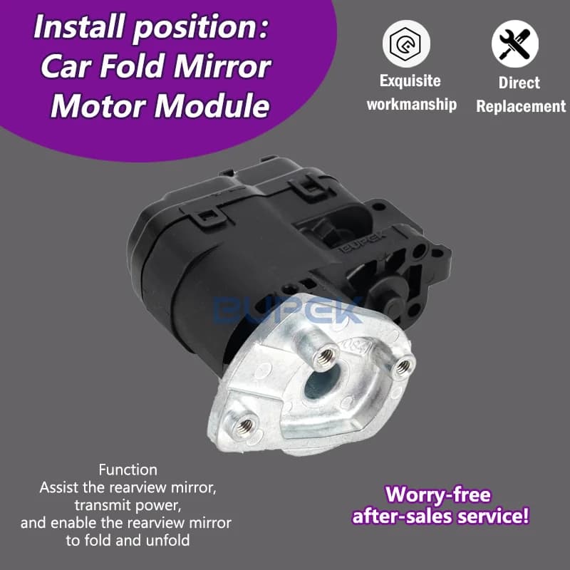 Car Wing Mirror Authentic Folding Motor Power Assembly car gadgets For 2007-2018 Toyota Premio MK3 T240 Replacement Part