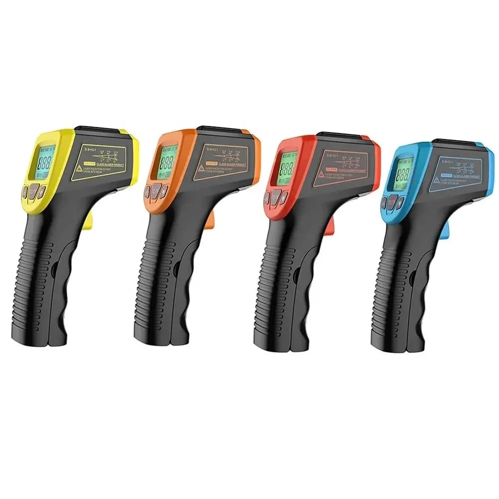 -50~600Celsius Digital LCD Industrial Electronic Thermometer NonContact Infrared Thermometer Laser Temperature Meter Gun Laser