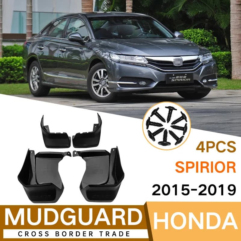 For Honda Spirior 2015-2019 fender tiles front and rear auto parts car accessories mud flaps 4runner accessories
