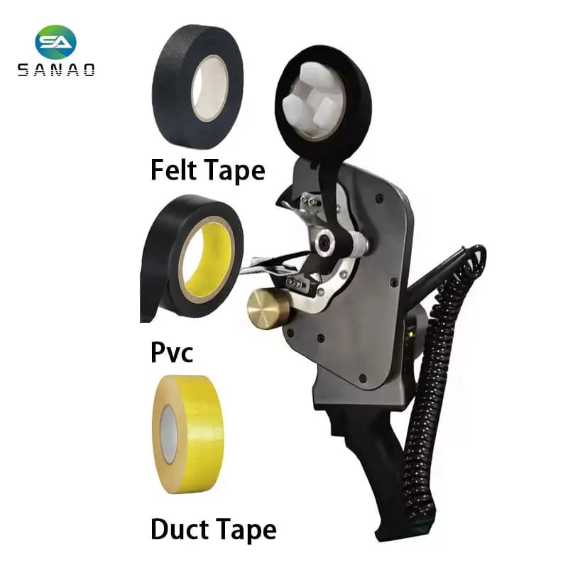 SA-S20 Electric Handheld Cable Wire Taping Machine  Processing Range 5-35mm