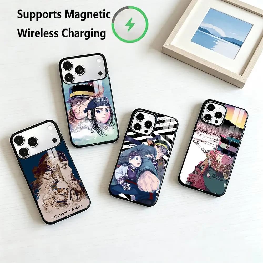 Golden Kamuy Anime-E  Phone Case For iPhone17,16,15,14,13,12,11 Plus,Pro Compatible with magnetic wireless charging Gift