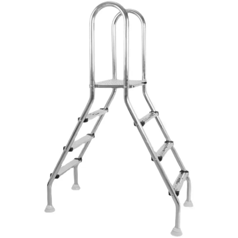Swimming pool double-sided escalator special thickened handrail ladder 304 stainless steel anti-skid bracket