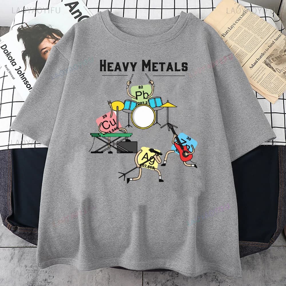 Chemistry Science Physics Mathematics Printed T-shirt Creativity Style Casual for Daily Wear and Casual Outings Harajuku