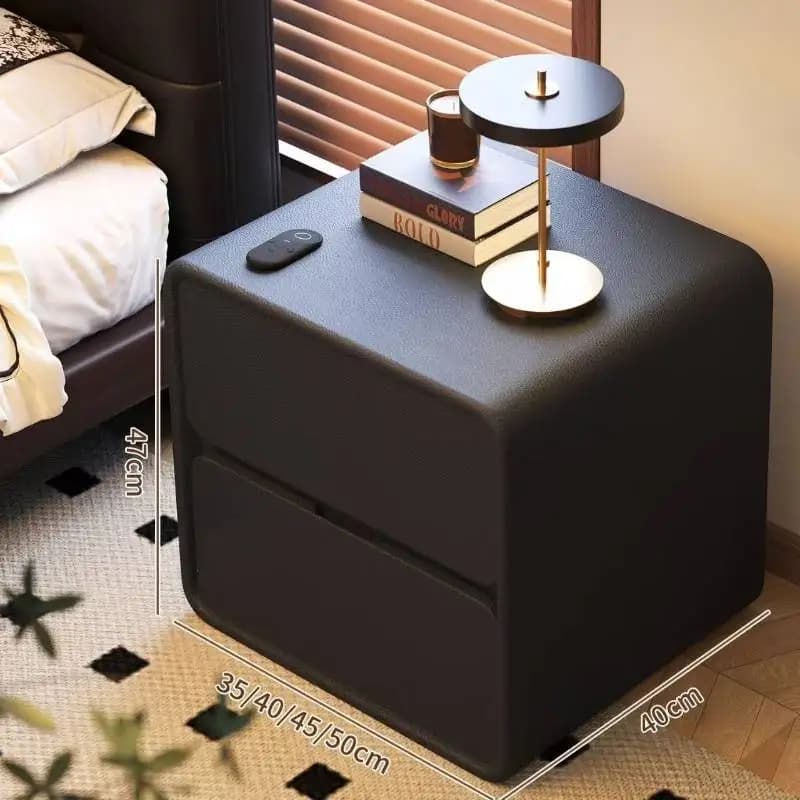 Decor Real Wood Nightstands Tall Black Classic Modern Drawer Nightstands Nordic Small Lounges Criado Mudo Furniture For Bedroom