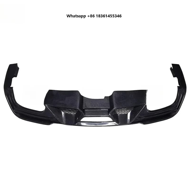 For  Mustang GT500 modification, carbon fiber bumper lip, rear spoiler Suitable