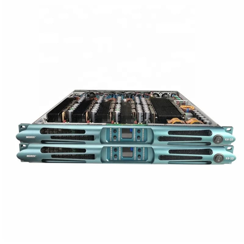 Gold SellerMorin Factory High Power 4000W 8 OHM 4 Channel 1U Super Professional Power Amplifier
