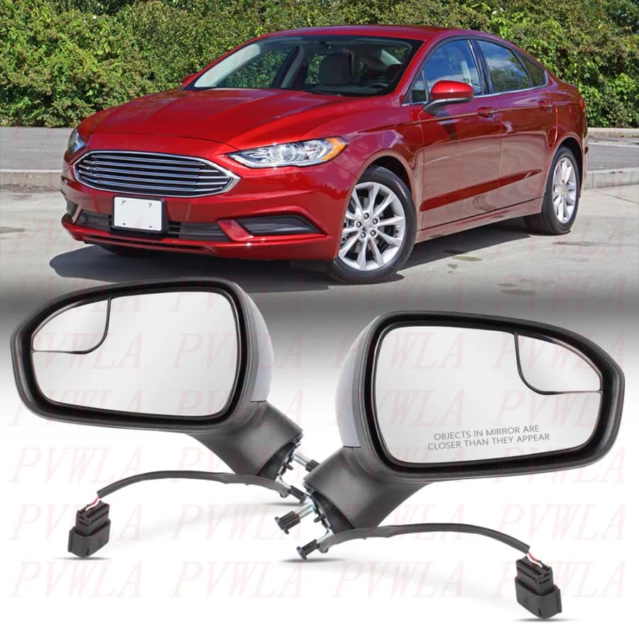 For Ford Fusion 2016 2017 2018 2019 2020 2021 2022 Car accessories 3 Pin Paintable Mirror Assembly With Power Adjust