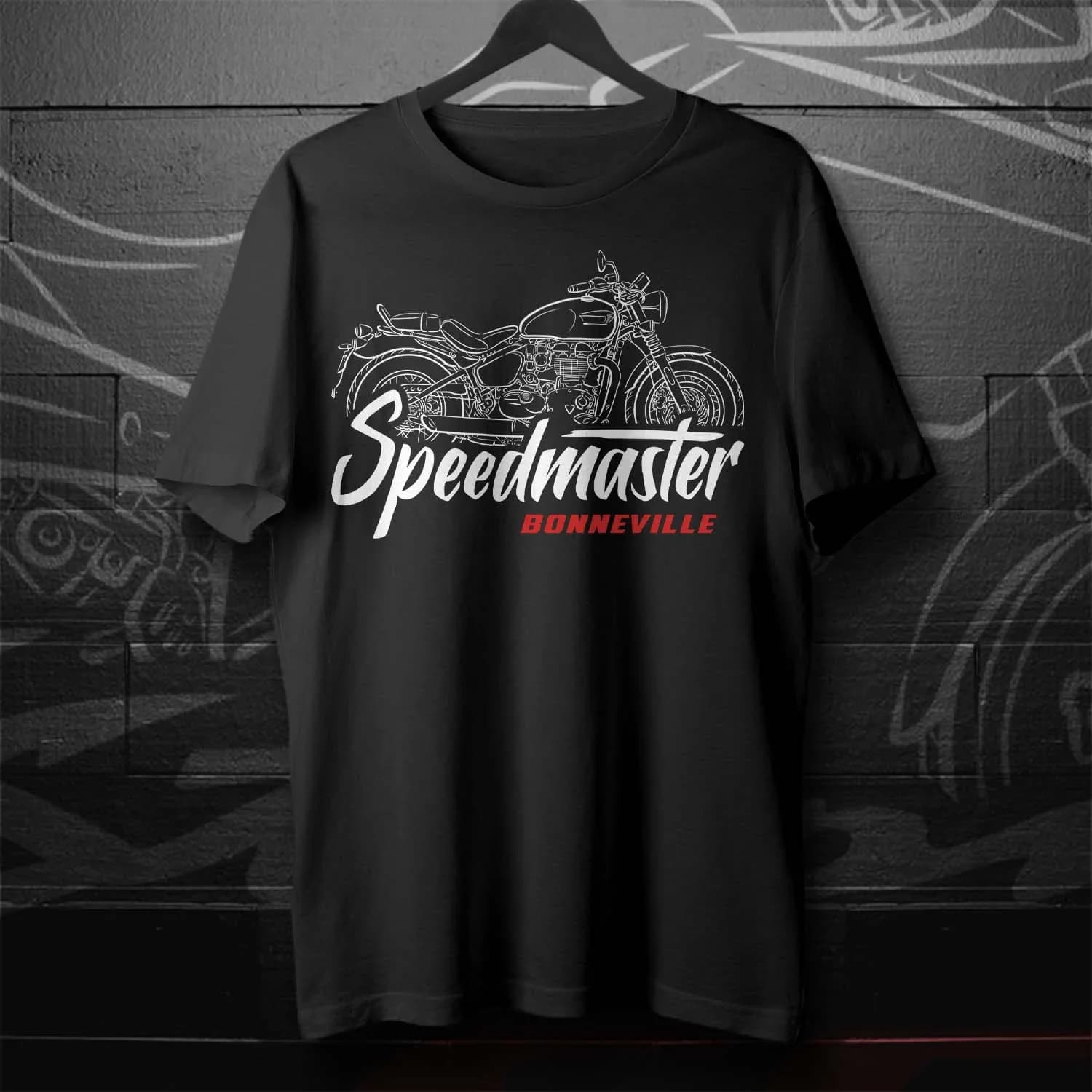 2002-2024 Models British Bonneville Speedmaster Motorcycle Fans Gift T-Shirt 100% Cotton O-Neck Short Sleeve Casual Mens T-shirt