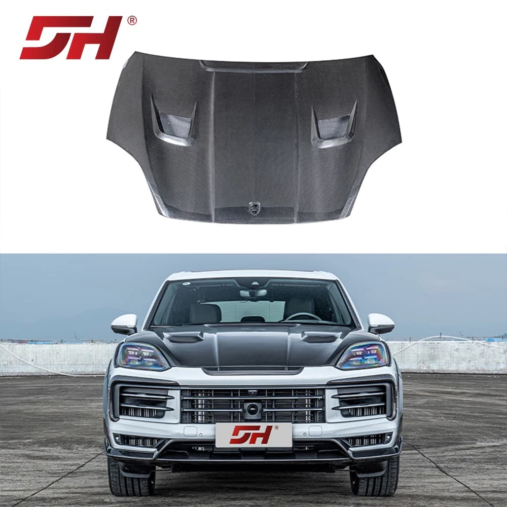 Factory Wholesale Applicable To The 2024-up Model For Porsche Cayenne With 9Y0.2 High-quality Carbon Fiber MSY Hood Auto Parts