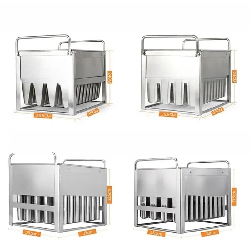 DIY Ice Cream Mold Household Stainless Steel Popsicle Mould Ice Lolly Mold Popsicle Machine A Glace
