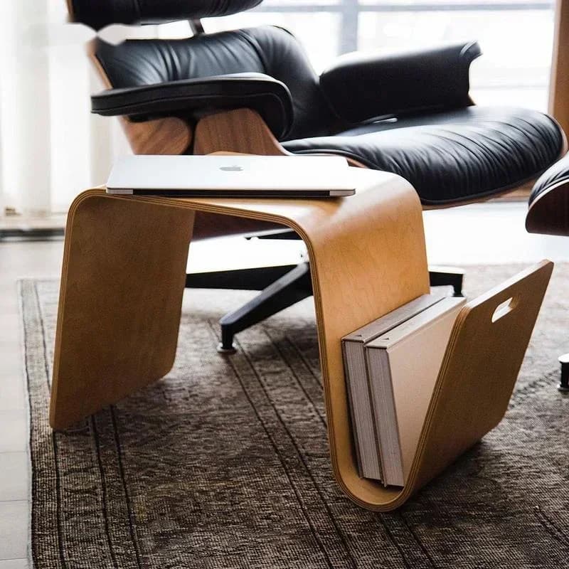 Minimalist Nordic Coffee Table Chic Solid Wood Centerpiece Ideal for Living Rooms and Balcony Corners Simple and Elegant