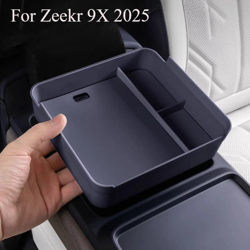For Zeekr 9X 2025 Armrest Console Storage Box, Center Console Organizer Tray Insert, Car Interior Accessories