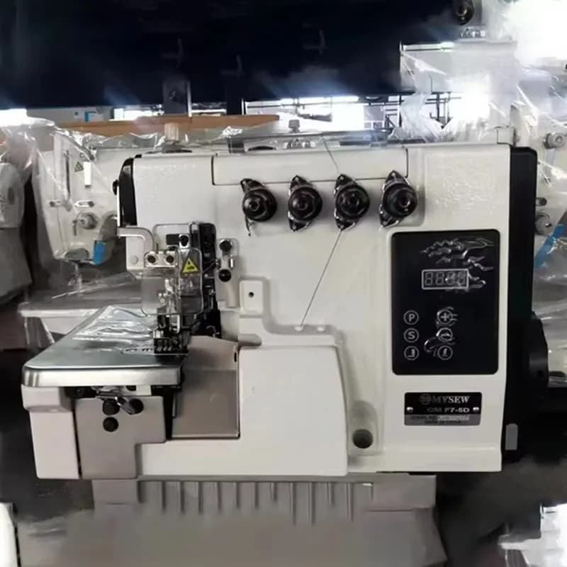 Industrial Drive Four-thread Integrated Tailor Overlock Sewing Machine High-Speed 5500 RPM Sewing Machine
