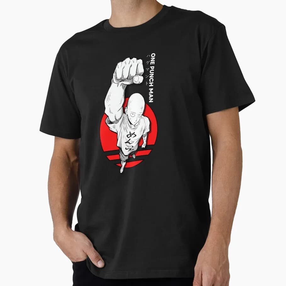A Hero For Fun Saitama Cartoon Gift T-shirt for Anime lover 1205 One Punch Man Manga Print Graphic Clothes All Size Tops S-6XL
