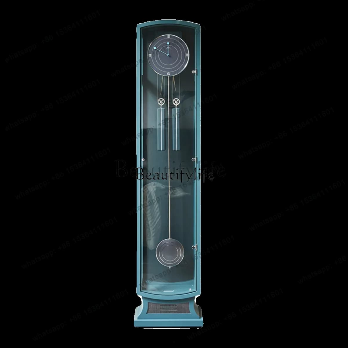 XX59Modern simple and stylish floor clock, living room home smart music timekeeping decoration ornament