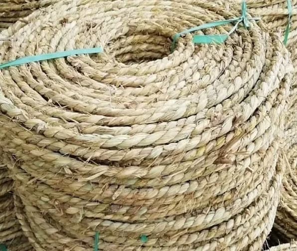 Natural Typha Straw Rope 45M Handmade Rattan Braids DIY Craft for Chair Basket Table