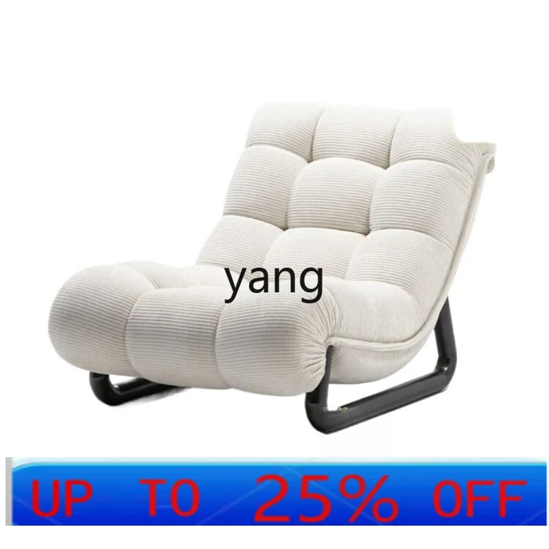 LH   leisure chair French cream wind corduroy fabric single chair retro single sofa