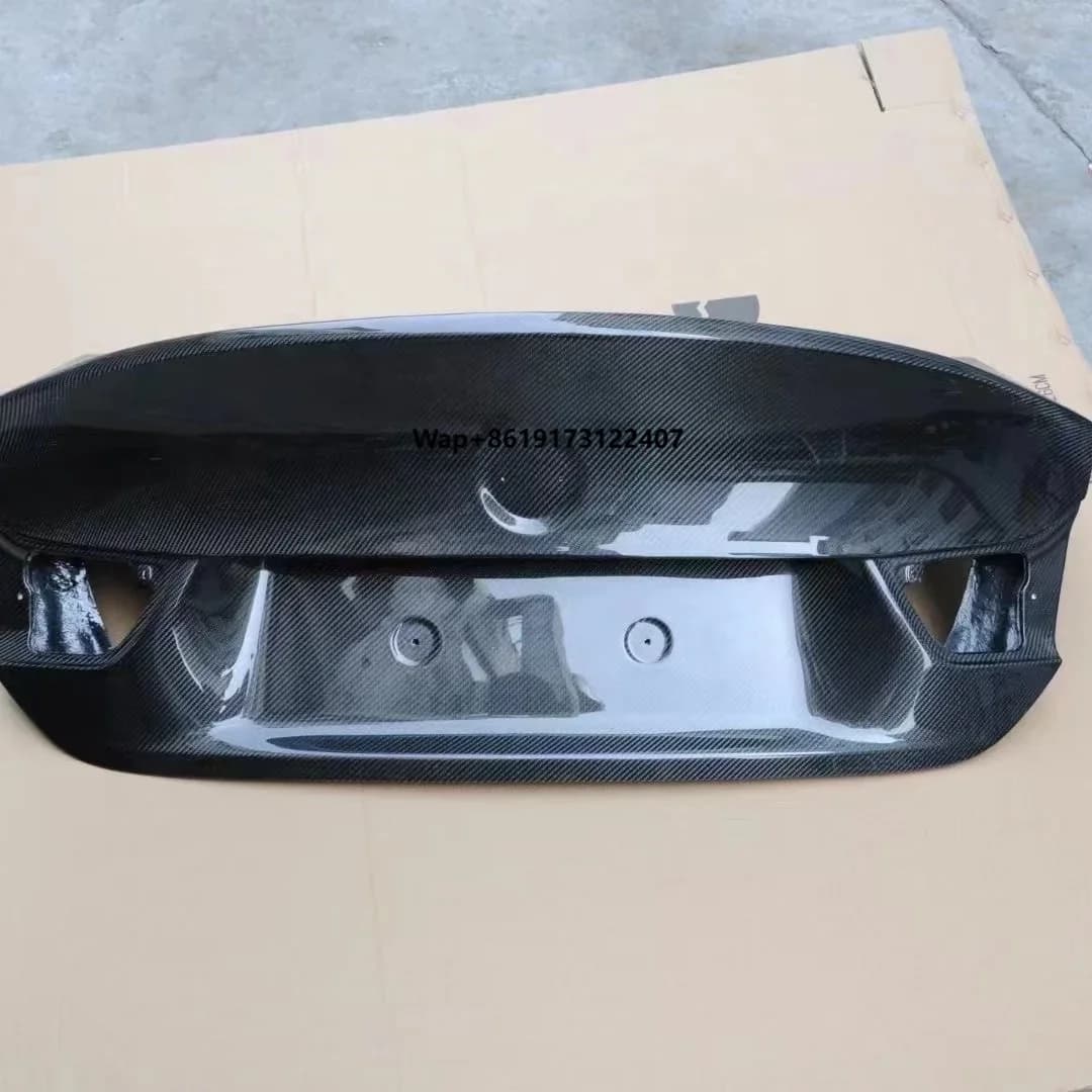 Car Trunk Carbon Fiber Material Suitable for M3 M4 F80 F82 Upgrade to CSL Style