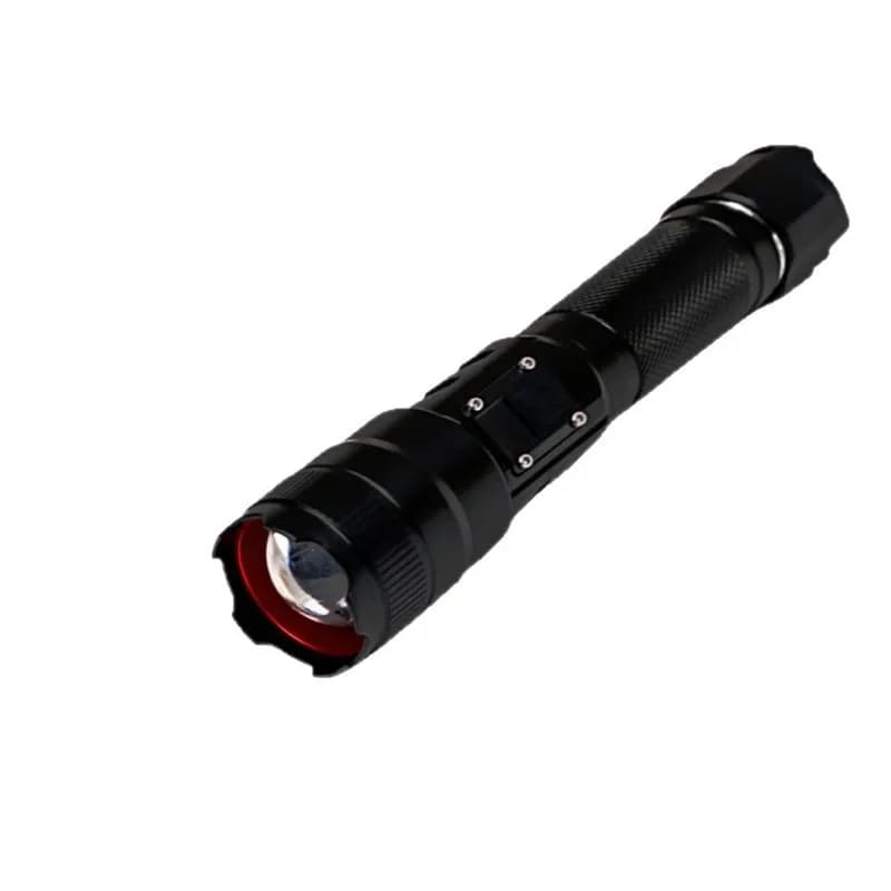 Outdoor Portable LED Flashlight Aluminum Alloy Flashlight USB Charging Emergency Lighting