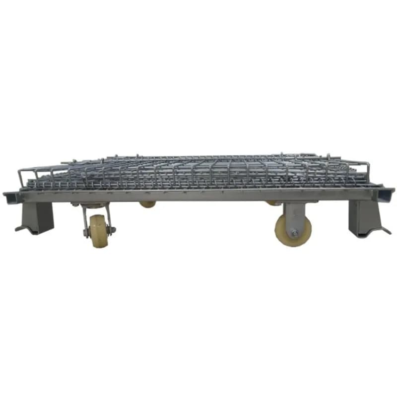 Mobile folding storage cage