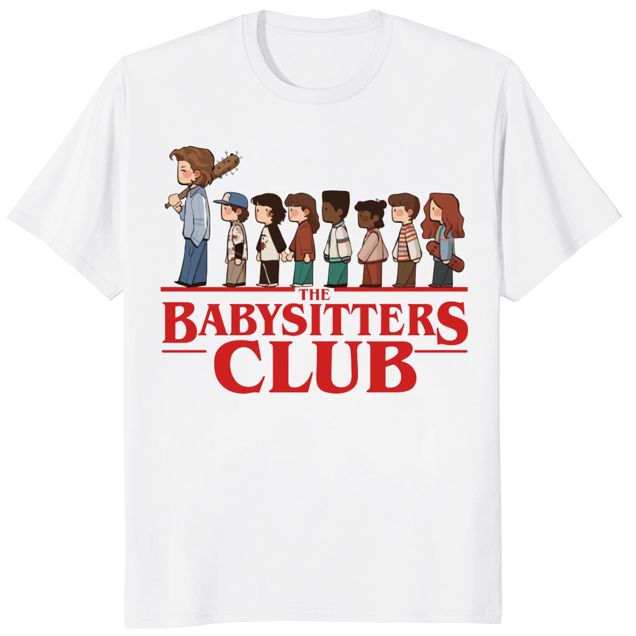 The Baby-Sitters Club Vintage T Shirt Gothic Graphic Tees Men Women 100% Cotton Oversized Streetwear Retro Y2K Unisex Summer Top