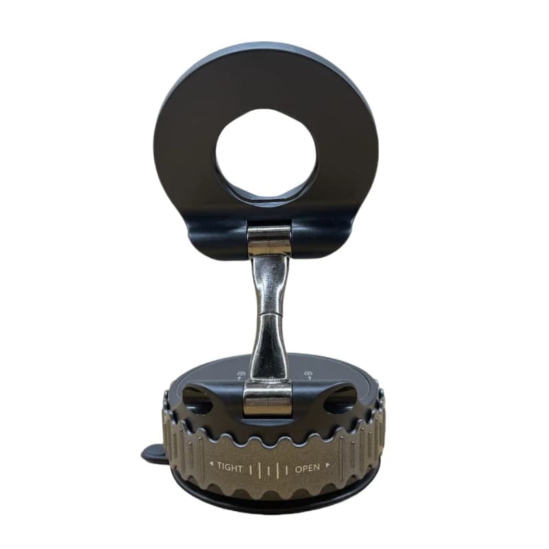 Vacuum suction cup Car strong magnetic mobile phone holder Metal rod wavy pattern rotating folding Simple rotating anti-shake br